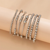 Unique 7pcs/Set Round Beads Bracelets for Ladies