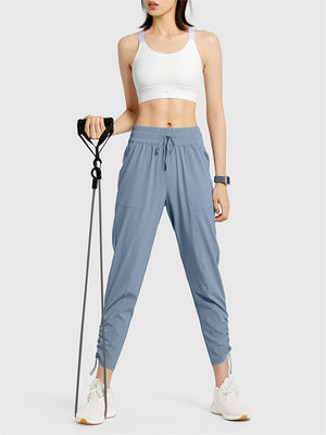Women's Jogging Fitness Quick Dry Ankle Tied Pants