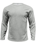 Autumn Leisure Round Neck Long Sleeve Basic Shirt for Men