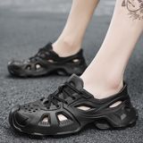 Men's Soft-soled Hollow Out Lace-up Walking Sandals