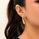 Drop-Shaped Simple Elegant Earrings for Lady