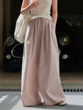 Ladies Wide Leg Comfortable Sun Protection Casual Striped Pants