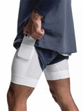 Men's Stretchy Breathable Jogging Shorts with Inter Pocket