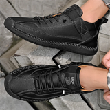 Sports Style Lace Velcro Flat Shoes for Male