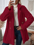 Candy Color Keep Warm Fluffy Mid-Length Coat for Lady