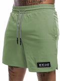 Men's Simple Loose Elastic Waist Running Fitness Casual Shorts