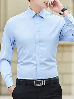 Men's Solid Color Slim Fit Perfect Business Party Shirts