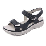 Sport Style Lightweight Wedge Heel Velcro Sandals for Women