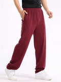 Men's Homewear Casual Stretchy Straight-Leg Pants