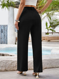 Women's Temperament Fashion Solid Color Dress Pants