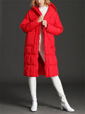 Winter Hooded Super Soft Cozy Long Down Coat for Women