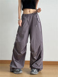 Women's Fashion Casual High Waist Baggy Cargo Pants