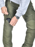 Super Cool Knight Motorcycle Denim Pants with Knee & Hip Protector