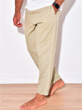 Men's Lightweight Breathable Cotton Linen Casual Pants