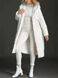 Winter Hooded Super Soft Cozy Long Down Coat for Women