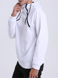 Cozy Double Zippers Color-blocked Hoodies for Men