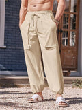 Men's Summer Cozy Pure Cotton Oversized Ankle Banded Pants