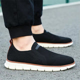 Lazy Slip-On Breathable Mesh Soft Sole Sneakers for Men