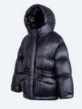 Women's Super Warm Lightweight White Duck Down Bubble Coat