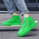 Classic Popular High Top Lace Up Canvas Sneakers