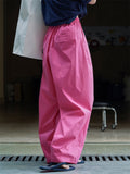 Women's High-Waisted Lightweight Japanese Style Pants