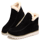 Women's Warm Fur Lining Winter Ankle Snow Boots