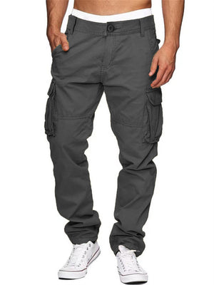 Men's Cool Multi-Pocket Comfy Cotton Cago Pants