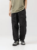 Japanese Style Trendy Ankle Drawstring Thin Pants for Male