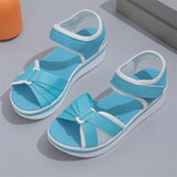 Women's Leisure Cutout Strappy Velcro Sandals