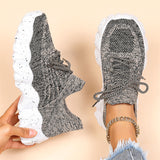 Women's Breathable Non-slip Knitted Mesh Shoes