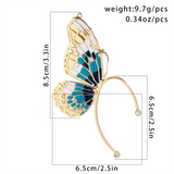 1PC Delicate Butterfly Shaped Clip Earring