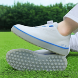 Men's Casual Walking Contrast Color Soft Sole Golf Shoes