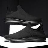 Men's Casual Stretchy Knitted Rubber Sole Sock Sneakers