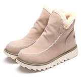 Women's Warm Fur Lining Winter Ankle Snow Boots