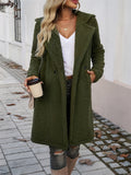 Women's Wool-Like Texture Comfortable Hooded Coat