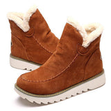 Women's Warm Fur Lining Winter Ankle Snow Boots