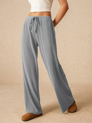 Women's Solid Color Yoga Straight-Leg Casual Pants