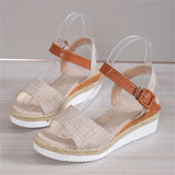 Female Ankle Buckle Strap Non-slip Platform Sandals