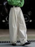 Female Vogue Korean Style High-rise All-match Commuter Pants