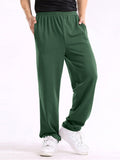 Men's Homewear Casual Stretchy Straight-Leg Pants