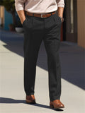 Men's Cozy Summer Business Party Straight-Leg Dress Pants