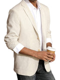 Casual Slim Fit Two Buttons Blazer Coats for Men