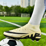 Men's Outdoor Grass Training Non-Slip Football Boots with Nail