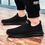 Summer Knitting Running Training Sneakers for Men