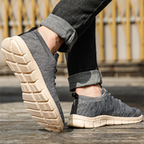 Sweat Absorbing Knitted Fabric Sneakers for Male