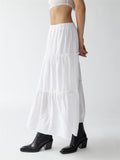 Beautiful Patchwork Design Cake Long Skirt for Women