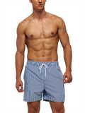 Men's Fitness Workout Surfing Zipper Pockets Trunks