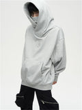 Men's Relaxed Fit Hip Hop Hoodie with Face Mask