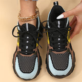 Women's Relaxed All-match Contrast Color Mesh Shoes