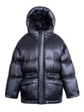 Women's Super Warm Lightweight White Duck Down Bubble Coat